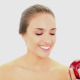 Beautiful Model Holding An Apple - VideoHive Item for Sale