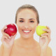 Beautiful Model Holding Red And Green Apples - VideoHive Item for Sale