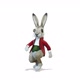 Rabbit Oliver Walks And Greetings One Hand on White Background - VideoHive Item for Sale