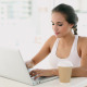 Beautiful Young Woman Using Her Laptop - VideoHive Item for Sale