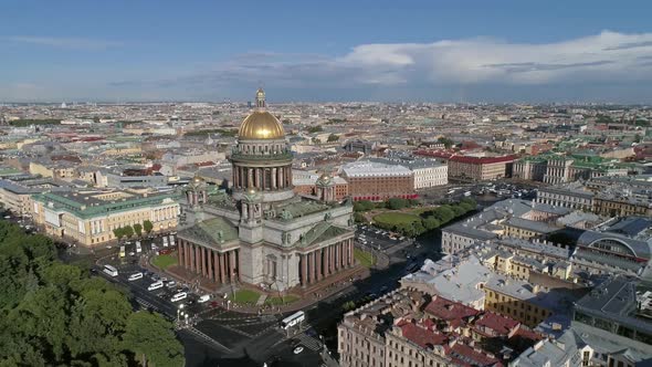 Flight Near Saint Isaac's Cathedral, Russia