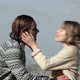 Young couple kissing outdoors - VideoHive Item for Sale