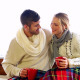 Cute Couple Relaxing Together Under A Blanket 1 - VideoHive Item for Sale