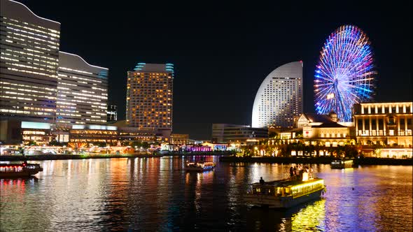 Beautiful building around Yokohama city in Japan