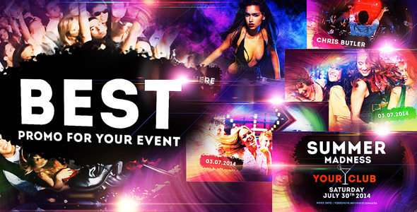 Colourful Party/Event - Disco Night Club Promo alt