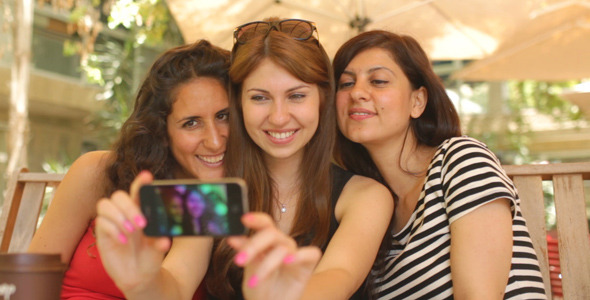 Sidewalk Cafe Selfie alt