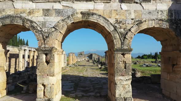 Ancient ruins of Hierapolis.