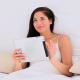 Attractive Brunette Using Her Tablet Pc In Bed - VideoHive Item for Sale