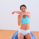 Fit Brunette Stretching On An Exercise Ball - VideoHive Item for Sale