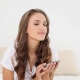 Young Woman Texting On Her Phone On Her Bed 2 - VideoHive Item for Sale
