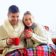 Cute Couple Relaxing Together Under A Blanket 2 - VideoHive Item for Sale