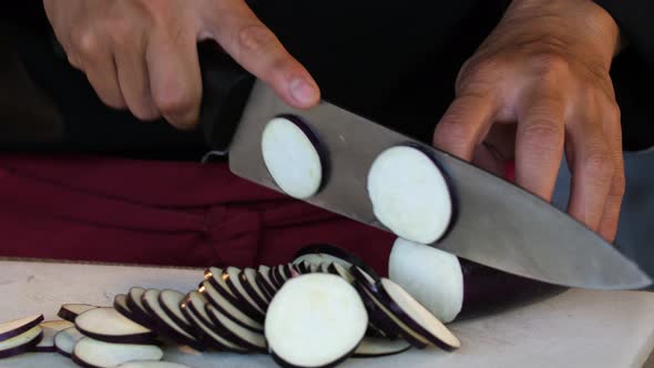 Slicing Eggplant