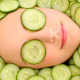 Smiling Womans Face Surrounded By Cucumber Slices 1 - VideoHive Item for Sale