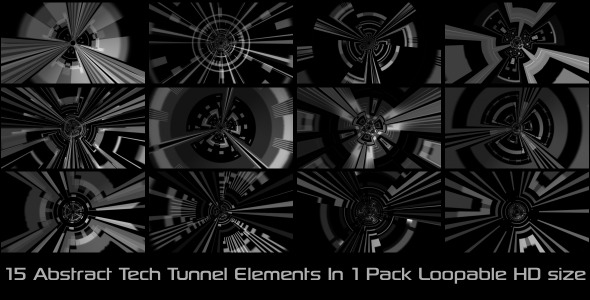 Abstract Tech Tunnel Pack 01