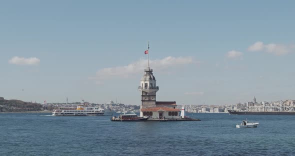 View Of Istanbul Kizkulesi