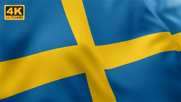 Sweden Flag - 4K