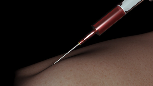 Giving Blood Syringe