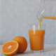 Orange Juice Poured into Big Glass - VideoHive Item for Sale