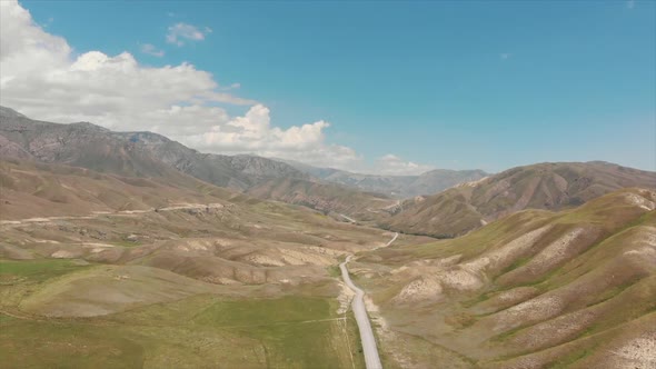 The Pass the Country Opens Out to the Ferghana Valley.