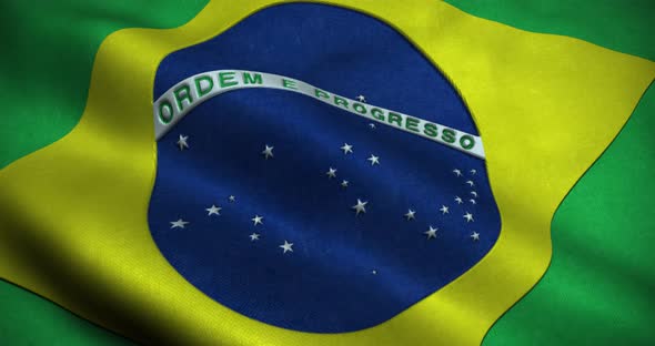 Brazil waving Flag