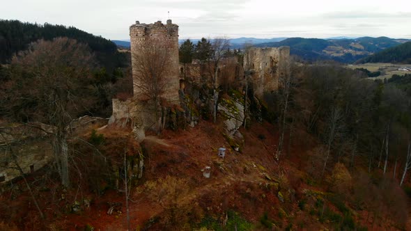 Drone Video of an Castle in Austria