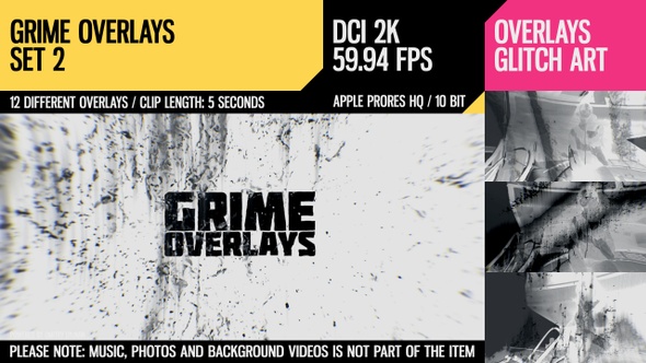 Grime Overlays (2K Set 2)