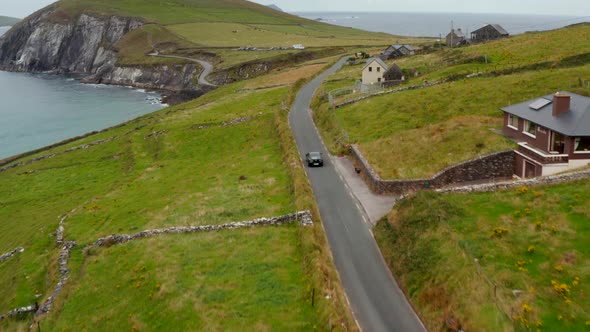 Forwards Tracking of Vehicle on Road Near Sea Coast