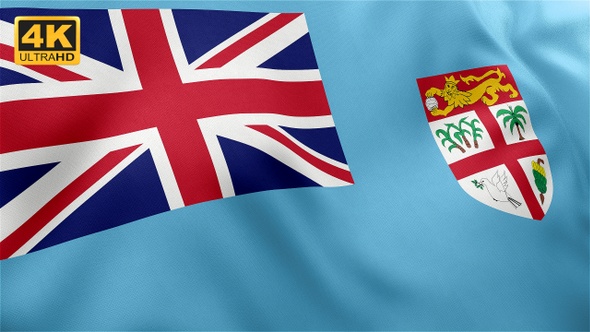 Fiji Flag - 4K