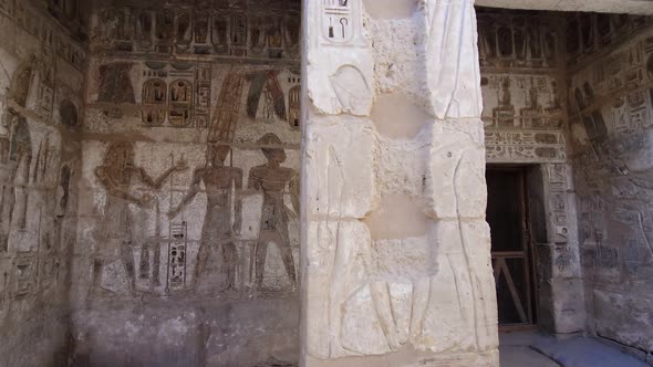 Temple of Medinet Habu. Egypt, Luxor.