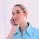Stylish Content Businesswoman Phoning - VideoHive Item for Sale