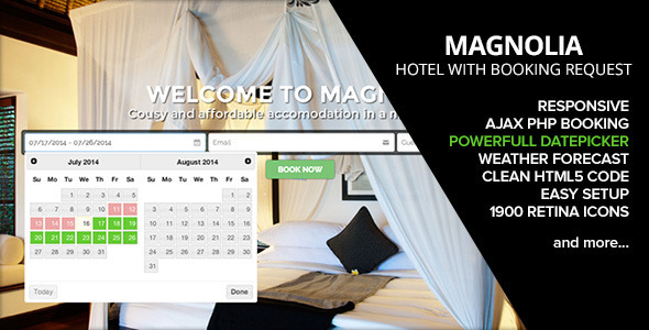 Hotel Magnolia z prośbą o rezerwację