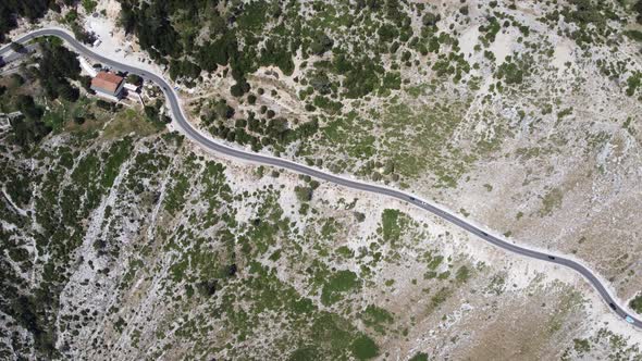 Road in the Mountains of Albania