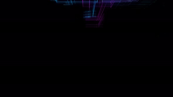 Digital Cyberspace with Particles alt