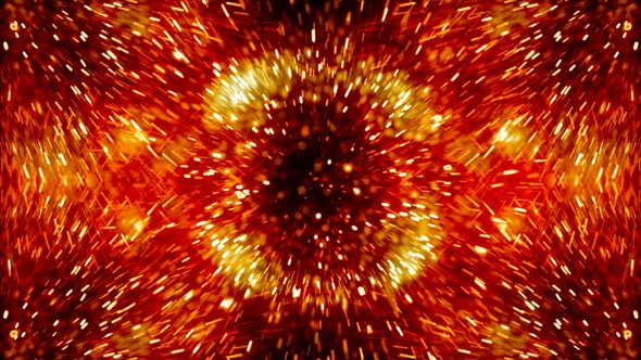 Golden Particles Explosion V18