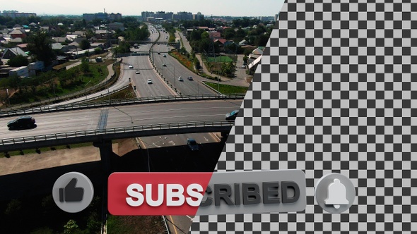 Youtube LIKE SUBSCRIBE BELL button | UHD | 60fps