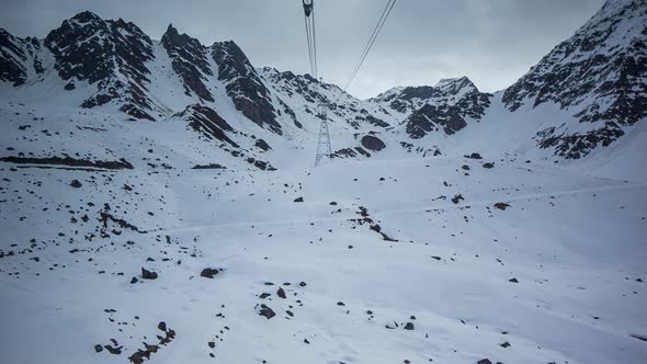 mont blanc alps  Italy mountains snow peaks ski cable car