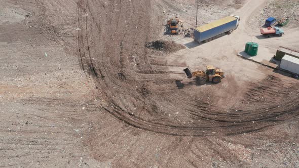 Landfill of Waste with Machinery