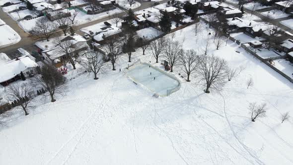 Start of a ice hockey skate era at Walker's Creek Catharines Ontario