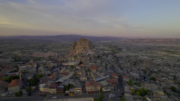 Aerial Birds Eye View Geological Wonder Gulludere