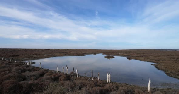 The lighthouse of La Gacholle, The Camargue, France