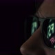 Close Up Male In Glasses Reflecting Stock Market Tickers - VideoHive Item for Sale