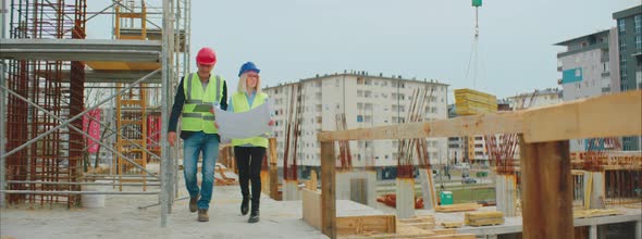 Walking through the site