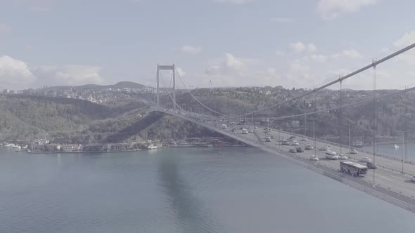 Bosphorus Bridge and traffic