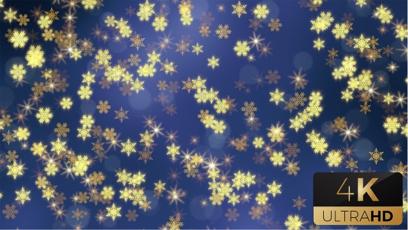 Snowflake Decoration with Blue Background