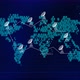World Map With Radio Telescopes - VideoHive Item for Sale