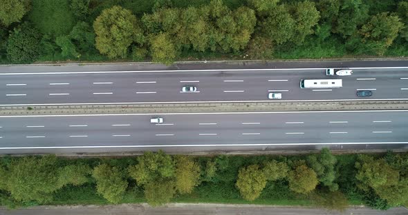 Highway traffic.