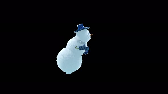 66 Snowman Dancing 4K