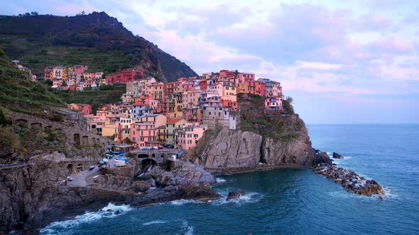 Manarola Village Cinque Terre Liguria Italy