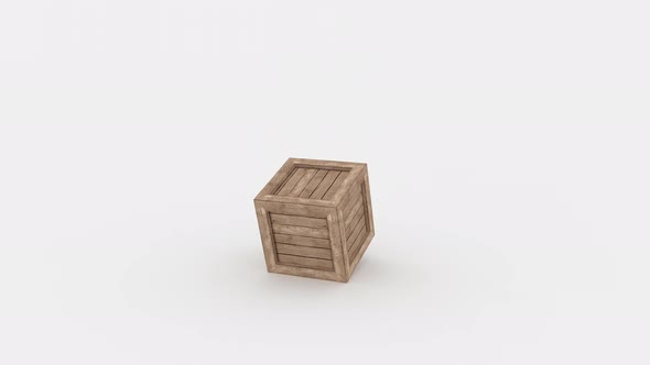 Crate Falling To The Ground