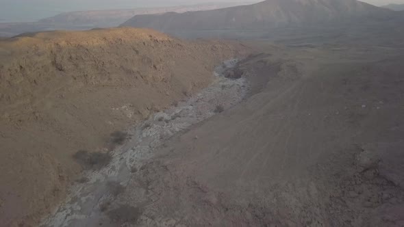 A gorge in Mount of Sodom along the southwestern part of the Dead Sea in Israel, part of the Judaean